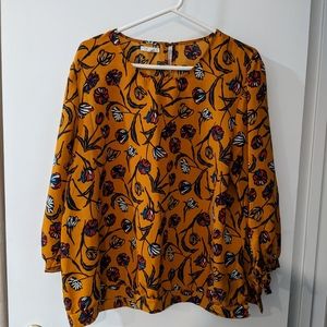 Maurice's Golden yellow blouse
